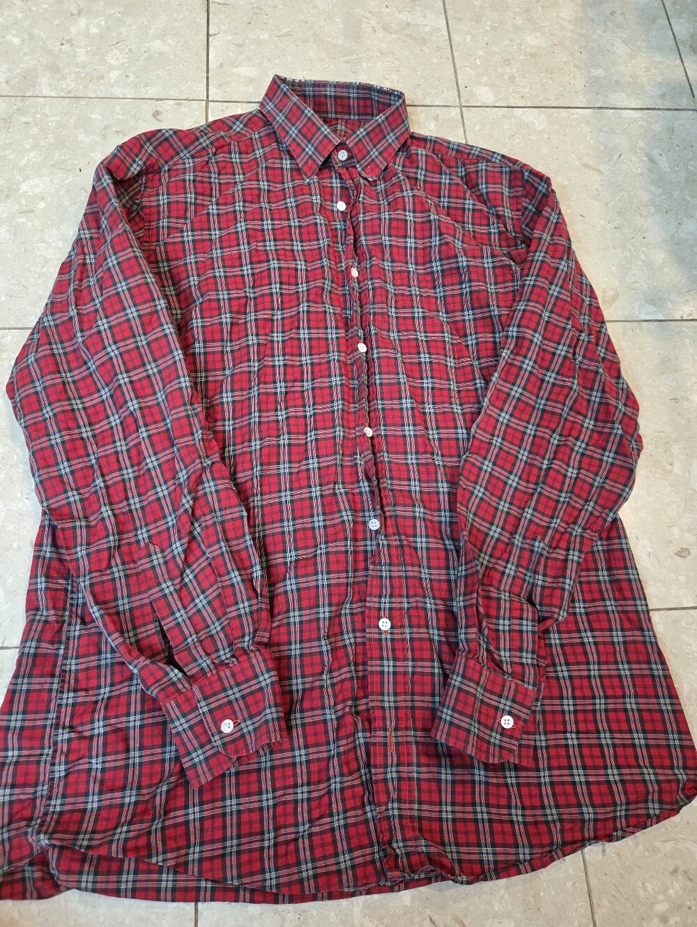 Men's Luciano Barbera Made In Italy Button Up Shirt - Large